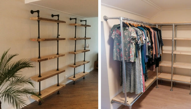 Steigerbuis kast of kledingrek maken