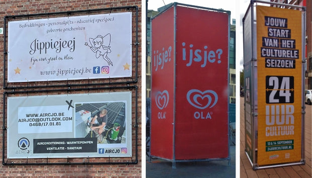 Steigerbuis spandoekframe maken