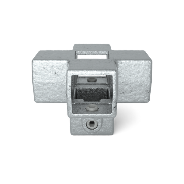 Kruisstuk 4-weg 40 mm vierkant