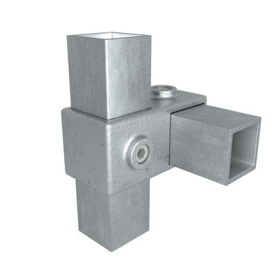 Kruisstuk 90º 40 mm vierkant