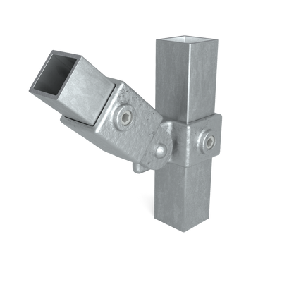 Scharnierstuk enkel 40 mm vierkant