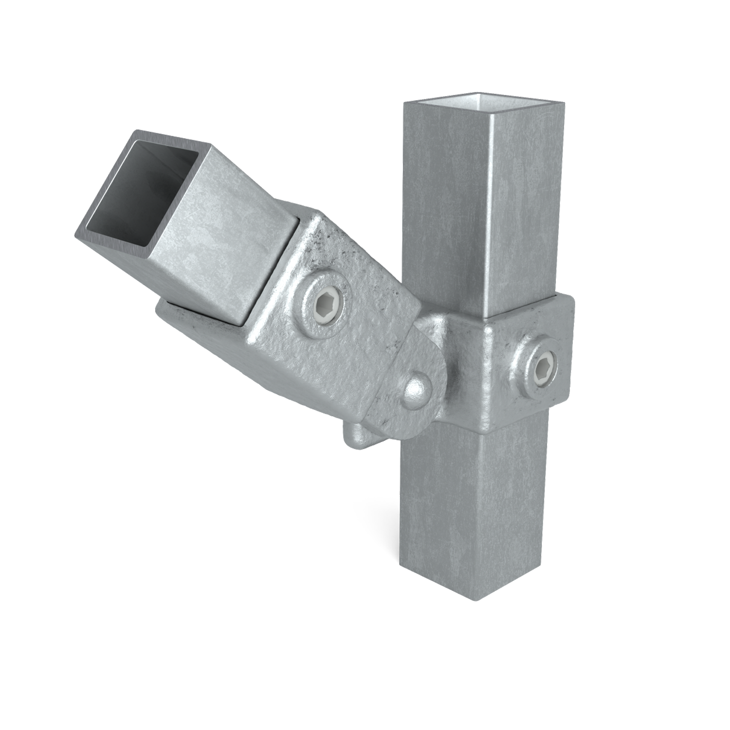 Scharnierstuk enkel 40 mm vierkant