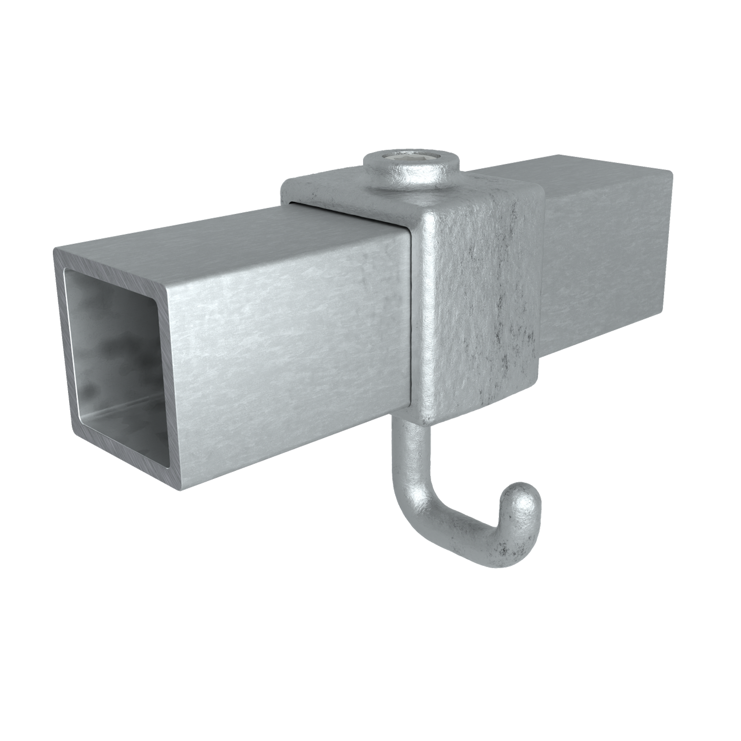 Kapstokhaak 40 mm vierkant