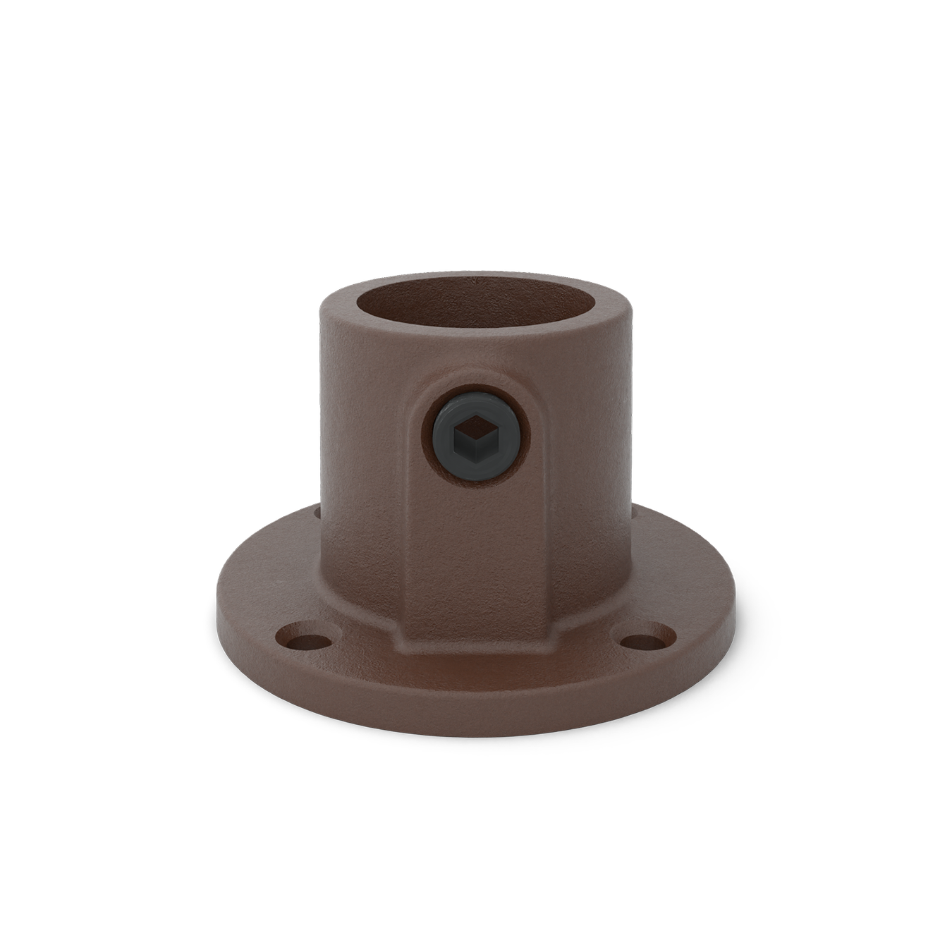 Voetplaat rond doorlopend vintage 33,7 mm