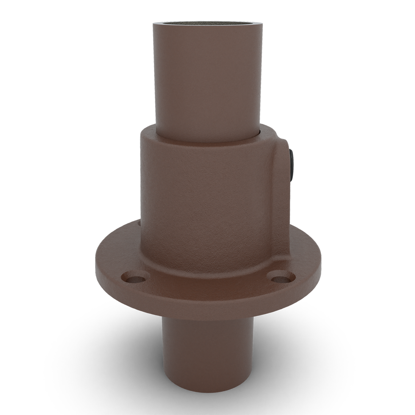 Voetplaat rond doorlopend vintage 33,7 mm