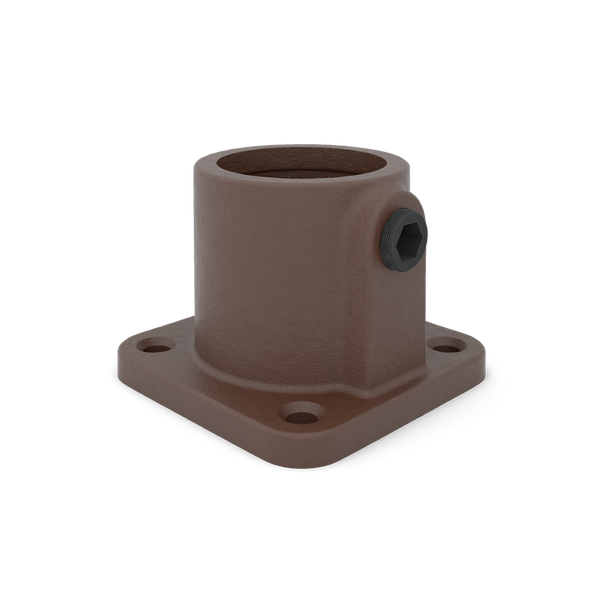 Voetplaat vierkant vintage 26,9 mm