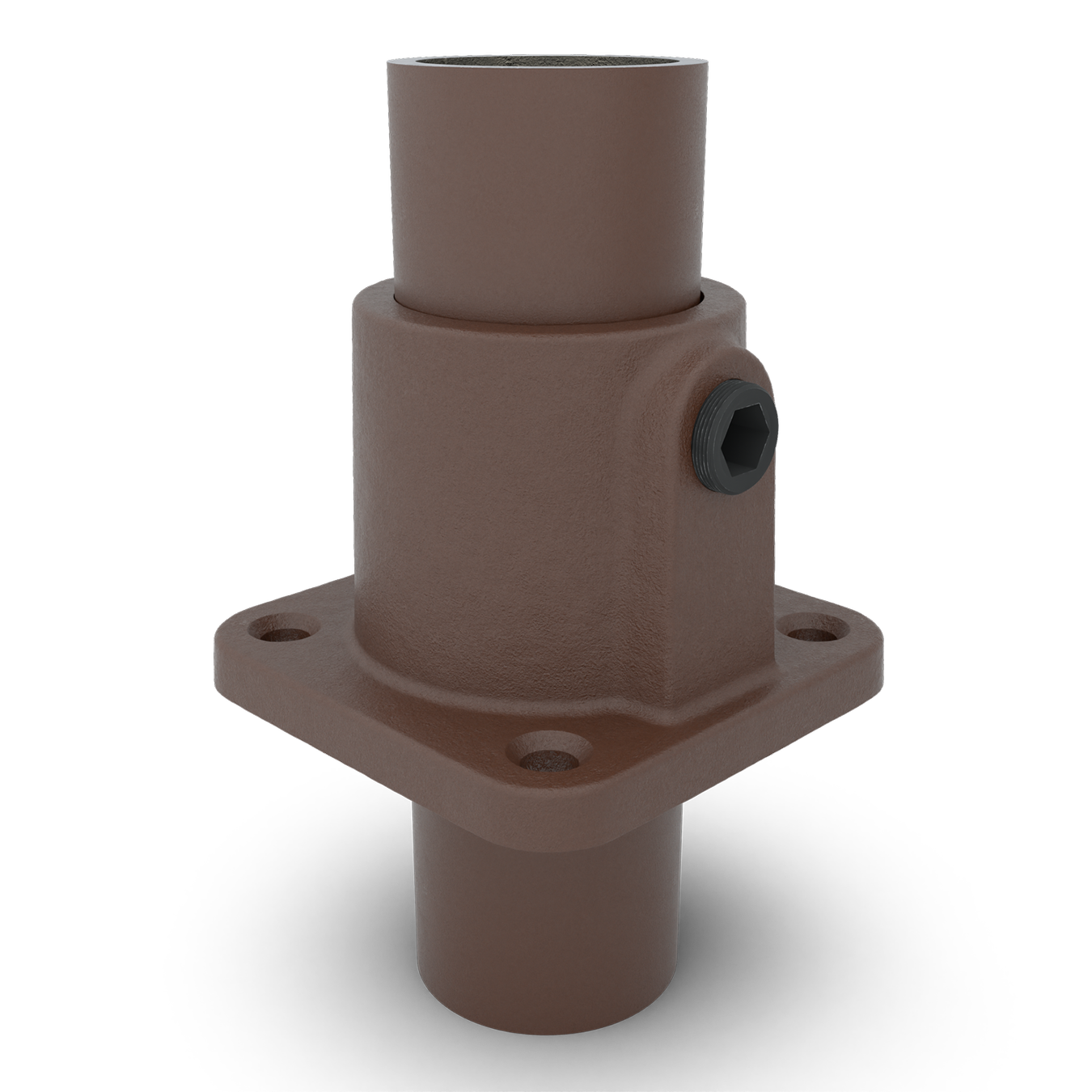 Voetplaat vierkant vintage 33,7 mm