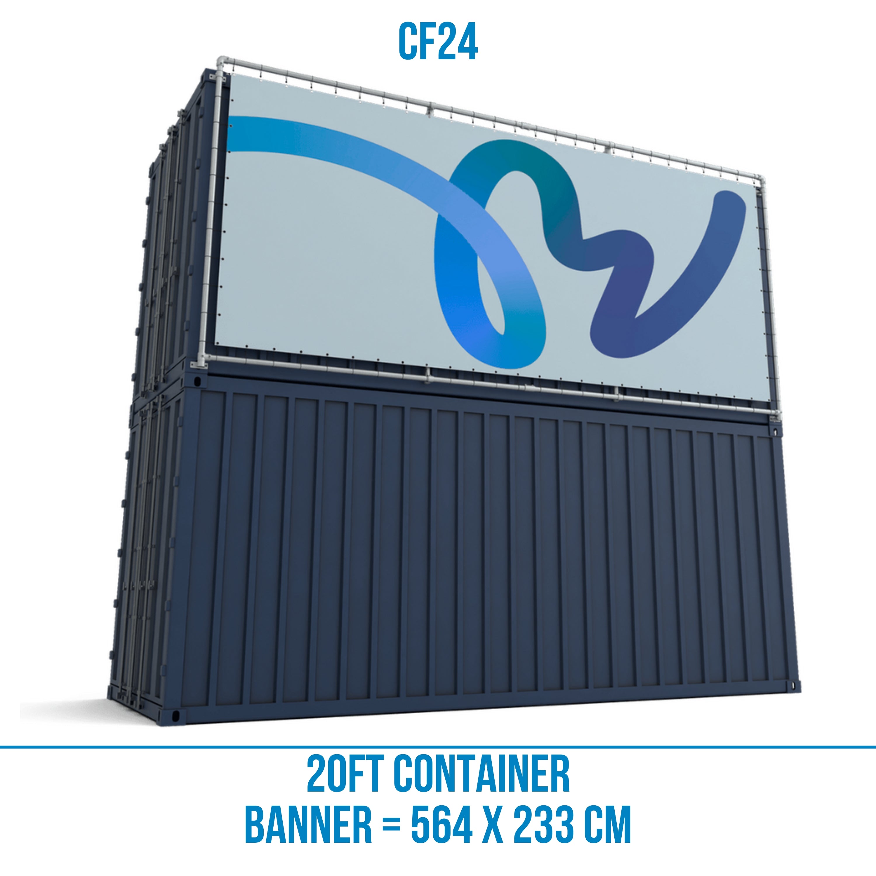Containerframe voor lange zijde 20ft container - verhoogd (24)
