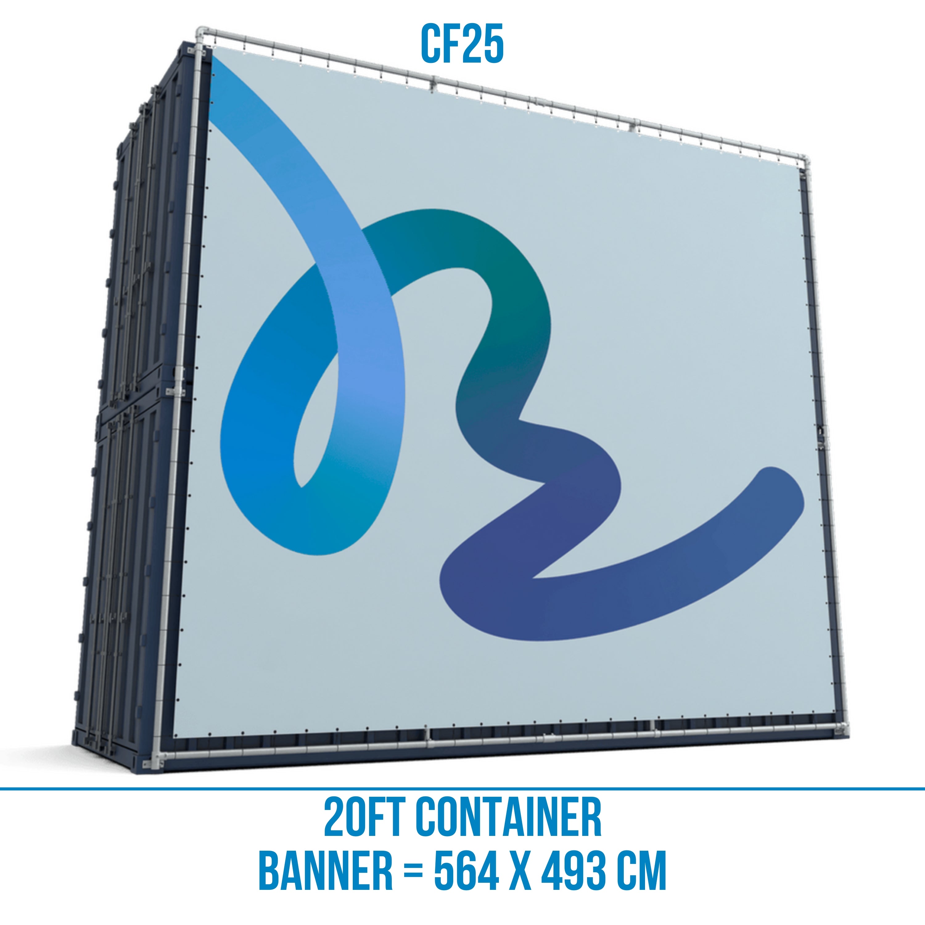 Dubbel containerframe voor lange zijde gestapelde 20ft containers (25)