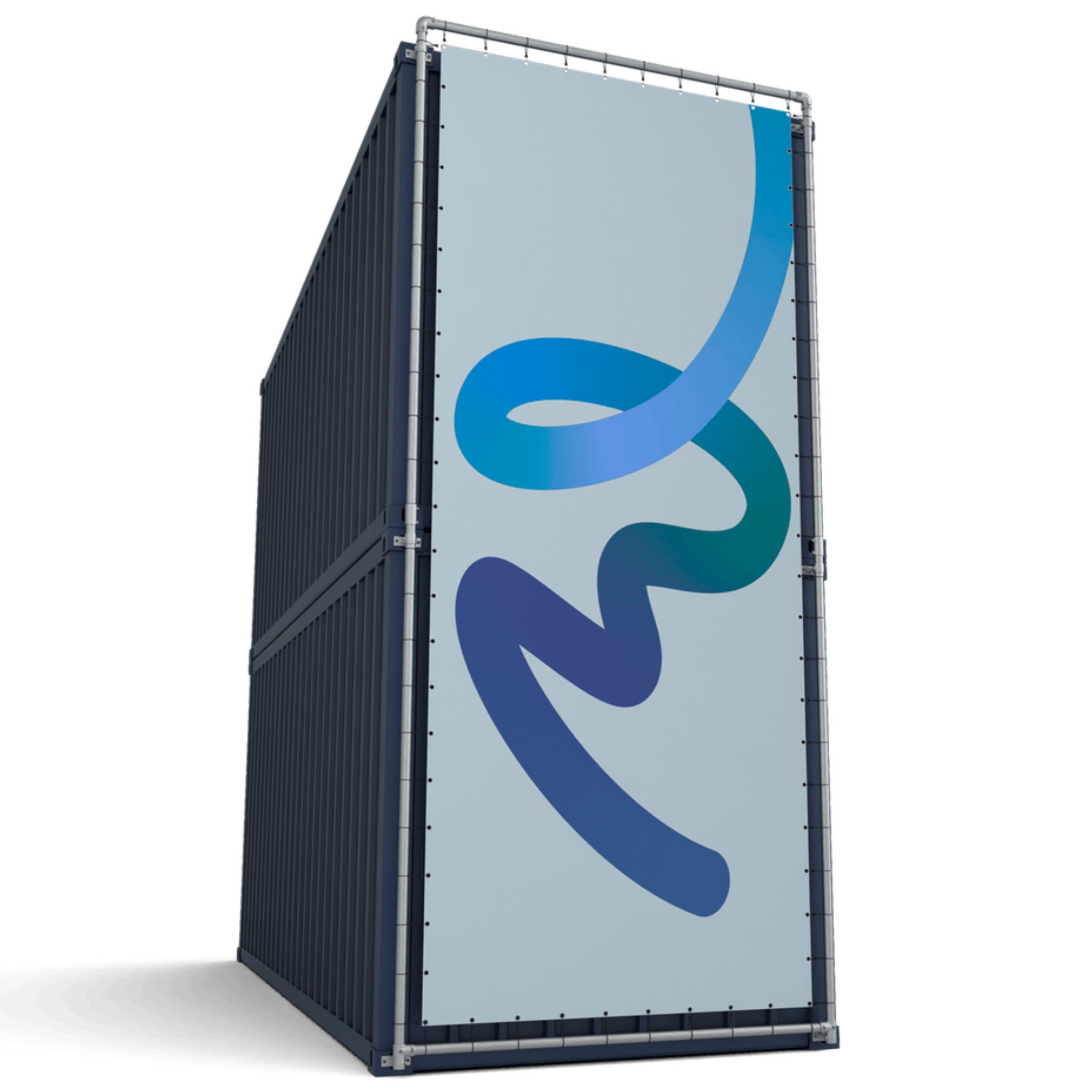 Dubbel containerframe voor korte zijde gestapelde zeecontainers (27)