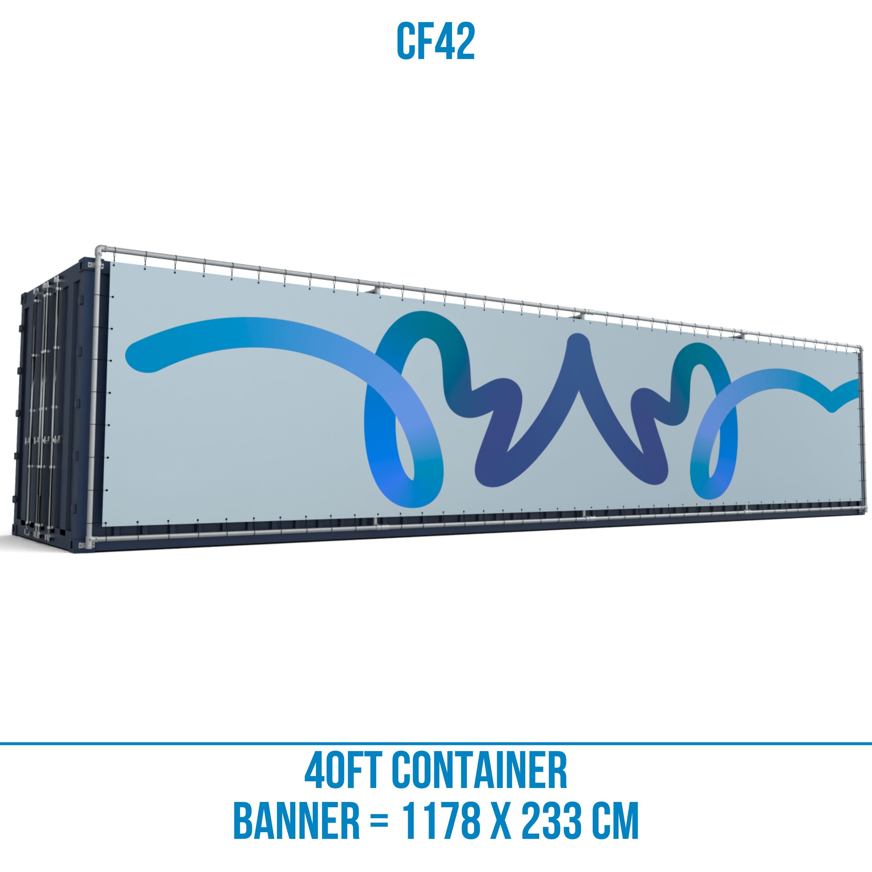 Extra lang containerframe voor lange zijde 40ft container (42)