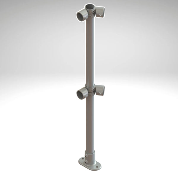 Hoekstaander verstelbaar 48,3 mm voor railing