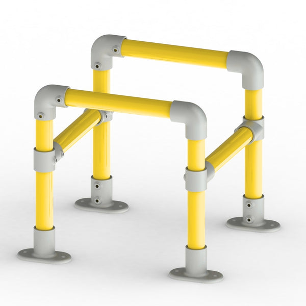 Kolombeschermer vierkant voor aanrijdbeveiliging