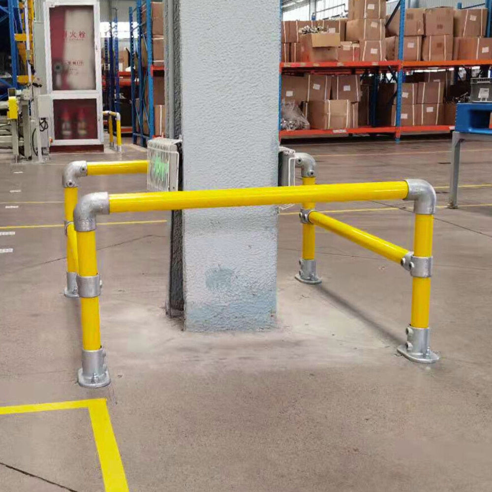 Kolombeschermer vierkant voor aanrijdbeveiliging