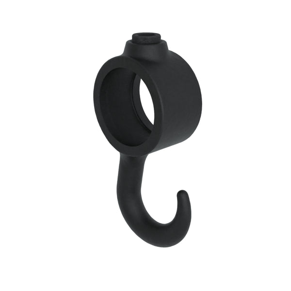 Kapstokhaak zwart 26,9 mm