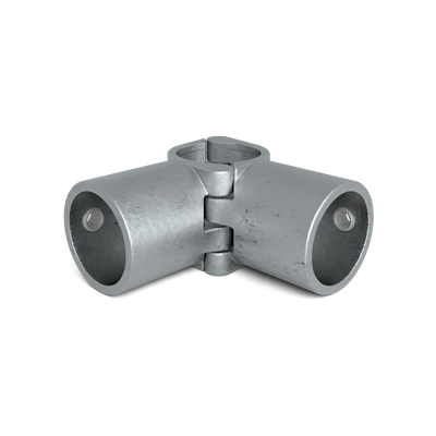 Buiskoppeling Hoekstuk 90º klapbaar 48,3 mm - vooraanzicht buiskoppeling (Steigerbuisstunter.nl)