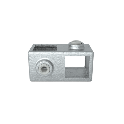 Buiskoppeling Kruisstuk 90º 25 mm vierkant - vooraanzicht buiskoppeling (Steigerbuisstunter.nl)