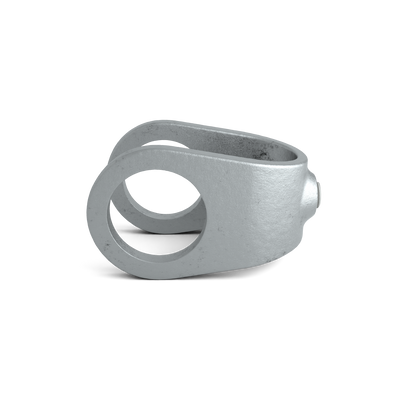 Buiskoppeling Kruisstuk open 33,7 mm - vooraanzicht buiskoppeling (Steigerbuisstunter.nl)