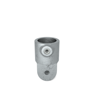 Buiskoppeling Hulsdeel scharnierstuk 33,7 mm - vooraanzicht buiskoppeling (Steigerbuisstunter.nl)