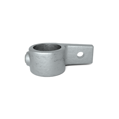 Buiskoppeling Bevestigingsring enkel 42,4 mm - vooraanzicht buiskoppeling (Steigerbuisstunter.nl)