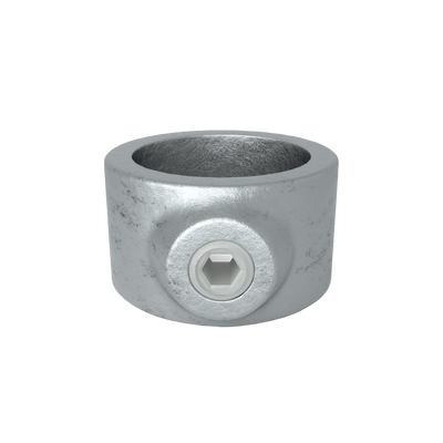 Buiskoppeling Borgring 33,7 mm - vooraanzicht buiskoppeling (Steigerbuisstunter.nl)