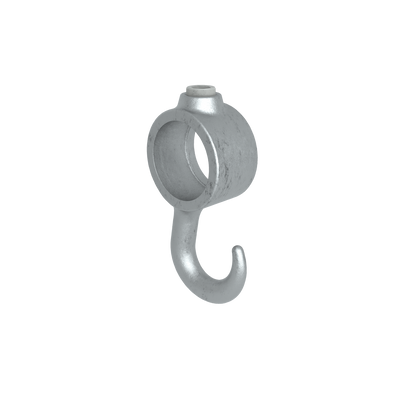 Buiskoppeling Kapstokhaak 42,4 mm - vooraanzicht buiskoppeling (Steigerbuisstunter.nl)