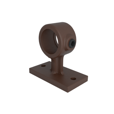 Buiskoppeling Leuningdrager vintage 33,7 mm - vooraanzicht buiskoppeling (Steigerbuisstunter.nl)