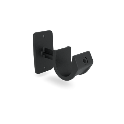 Buiskoppeling Leuningdrager met inleg zwart 33,7 mm - vooraanzicht buiskoppeling (Steigerbuisstunter.nl)