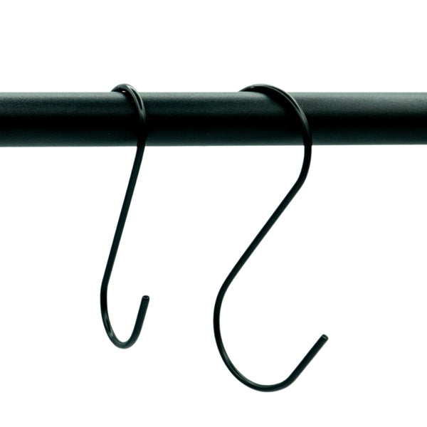 S haken zwart (set van 5 S-haken)