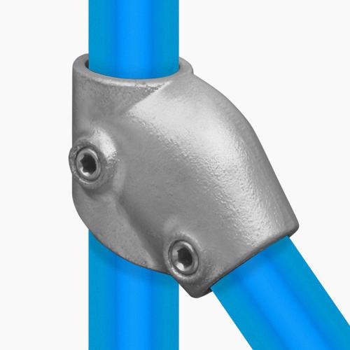 T-stuk kort verstelbaar 48,3 mm