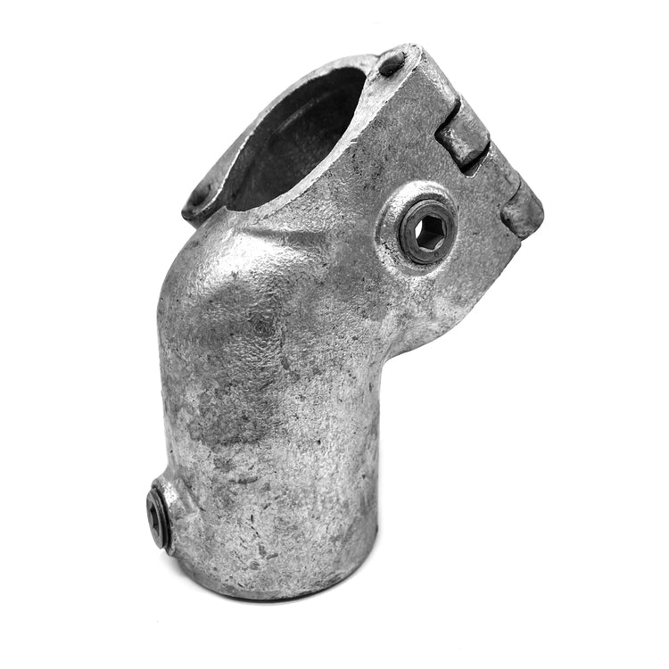 T-stuk kort 45° klapbaar 48,3 mm