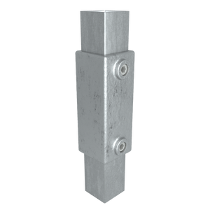 Koppelstuk 90º 40 mm vierkant