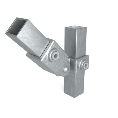 Scharnierstuk enkel 25 mm vierkant