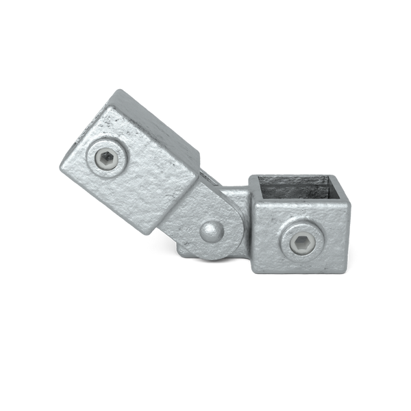 Scharnierstuk enkel 40 mm vierkant