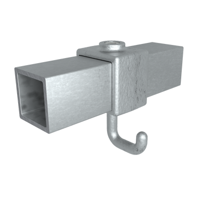 Kapstokhaak 40 mm vierkant