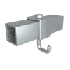 Kapstokhaak 40 mm vierkant