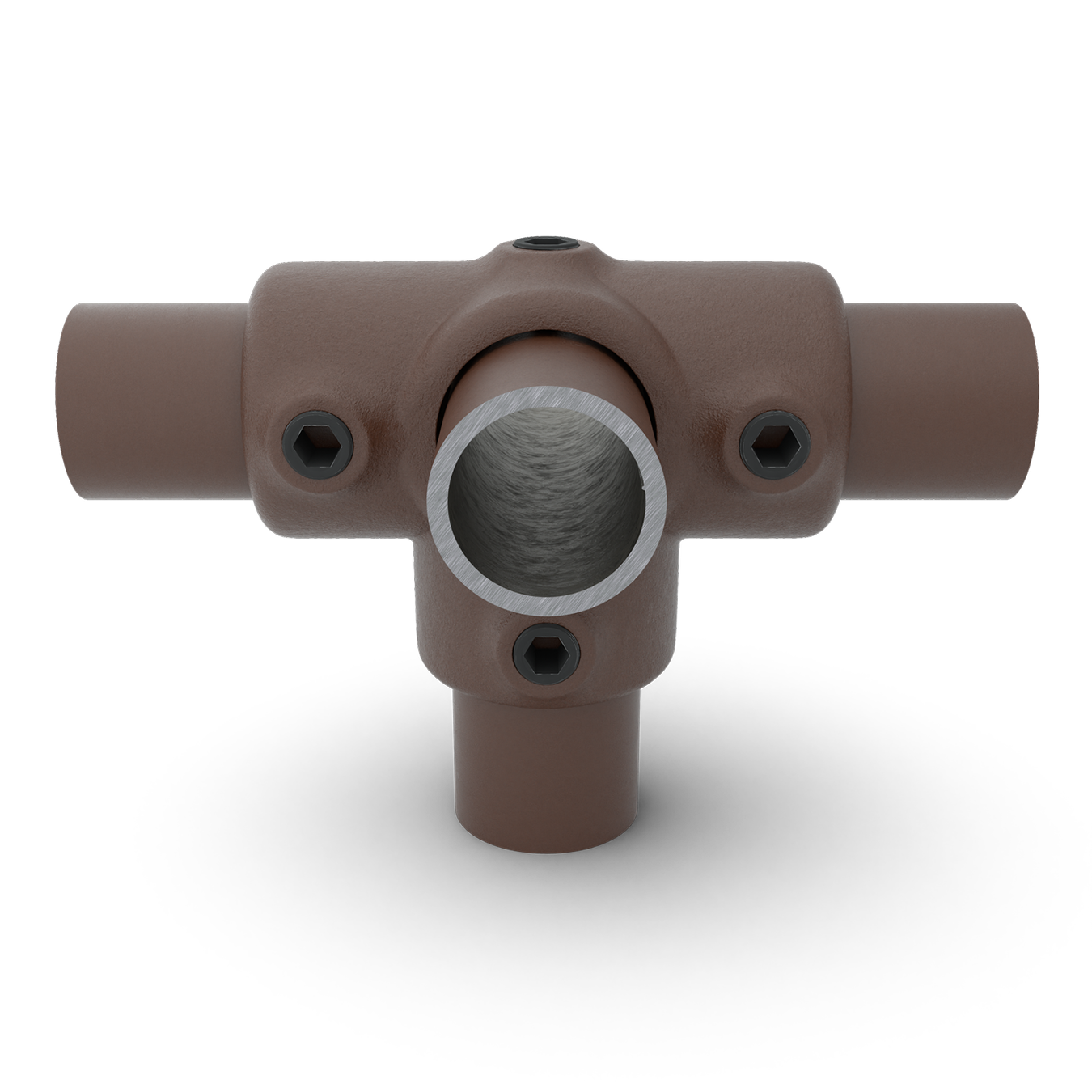 T-stuk zij-uitgang vintage 33,7 mm