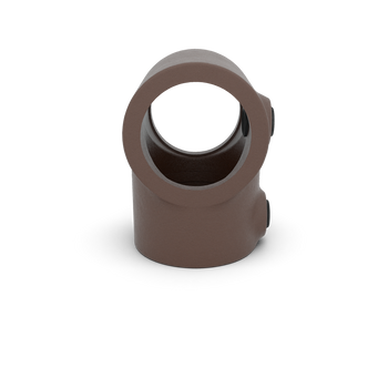 T-stuk kort vintage 33,7 mm