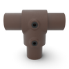 T-stuk kort vintage 33,7 mm