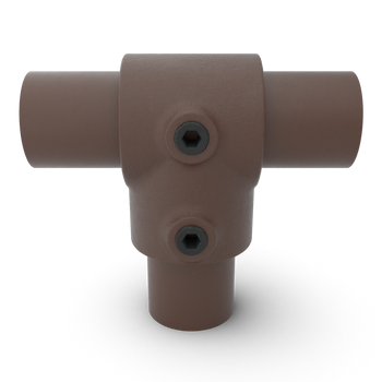 T-stuk kort vintage 33,7 mm