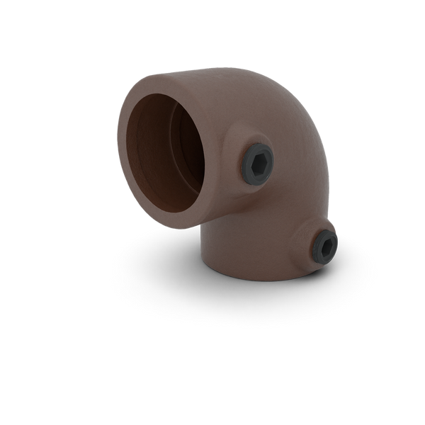 Kniestuk 2-weg 90º vintage 33,7 mm