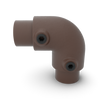 Kniestuk 2-weg 90º vintage 33,7 mm