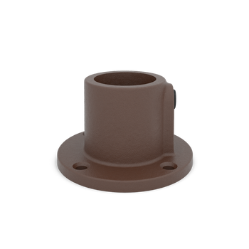 Voetplaat rond doorlopend vintage 33,7 mm