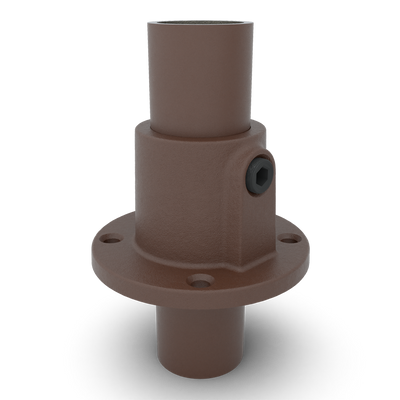 Voetplaat rond doorlopend vintage 26,9 mm