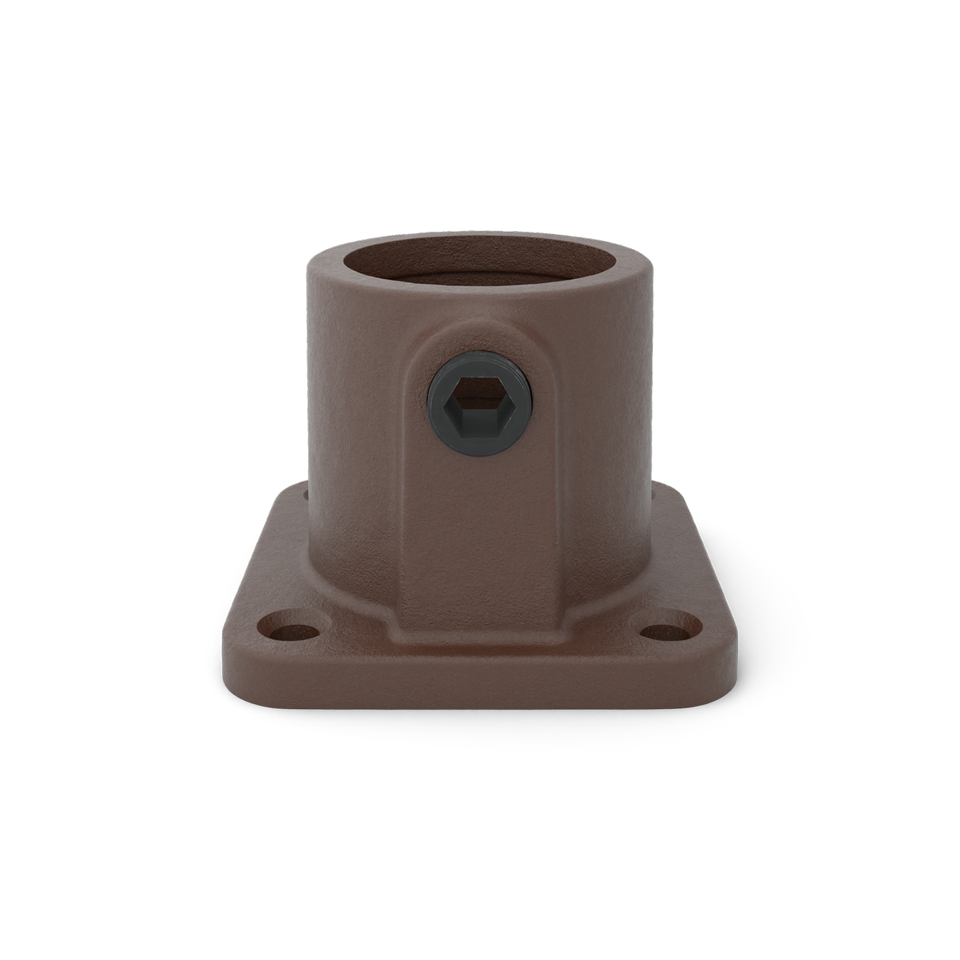 Voetplaat vierkant vintage 33,7 mm