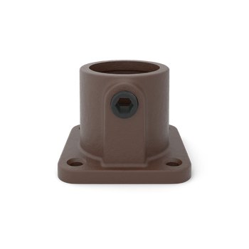 Voetplaat vierkant vintage 33,7 mm