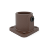 Voetplaat vierkant vintage 33,7 mm