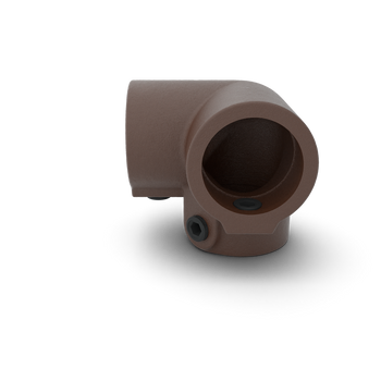 Kniestuk 3-weg 90º vintage 33,7 mm