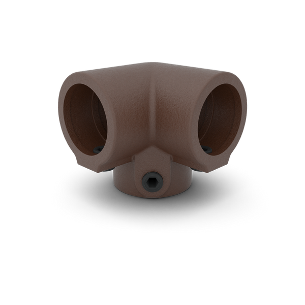 Kniestuk 3-weg 90º vintage 33,7 mm