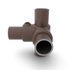 Hoekstuk 90º vintage 33,7 mm